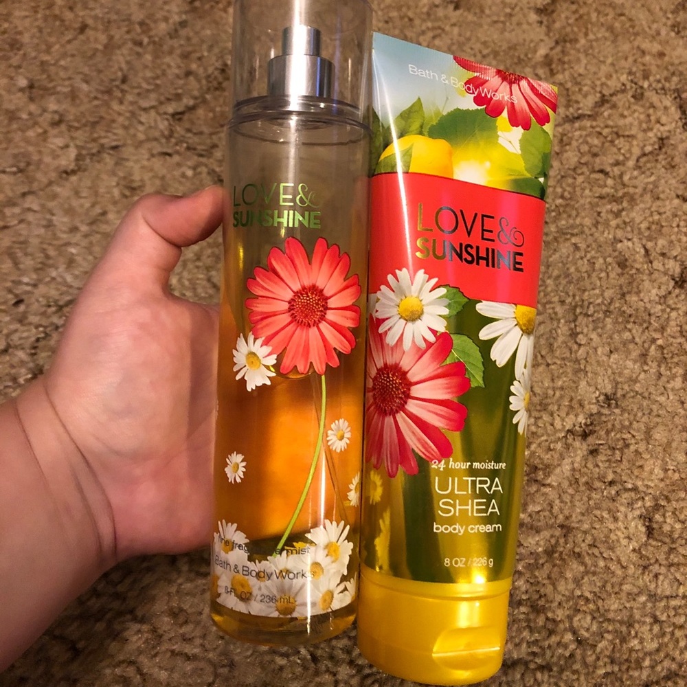 Spray and lotion